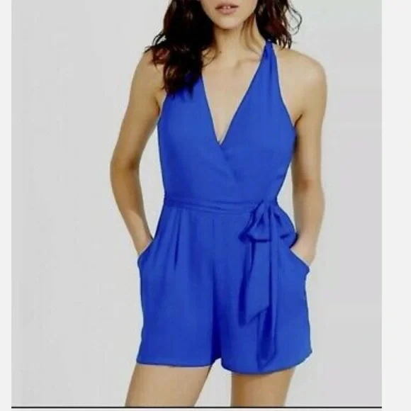 Black sleeveless romper short - Picture 3 of 4